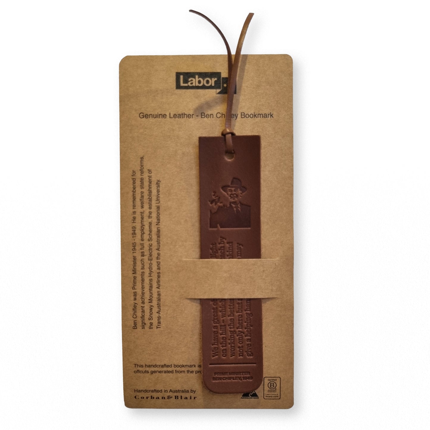 2026 Conference Leather Bookmark