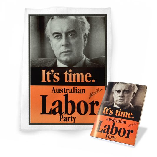 It's Time Original Poster Tea Towel